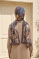 Spring Model Retro Desen Şal Lale - 16