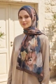 Spring Model Retro Desen Şal Lale - 16