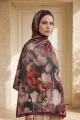 Spring Model Retro Desen Şal Lale - 20
