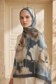 Spring Model Retro Desen Şal Lale - 22