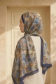 Fırça Desen Bambu Kraş Şal - 3