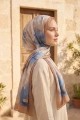 Elora Model Retro Desen Şal - 11