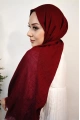 Bambu Şal - Bordo