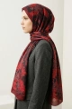 Fleur Model Retro Desen Şal - 1