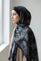 Fleur Model Retro Desen Şal - 6