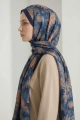 Fleur Model Retro Desen Şal - 8