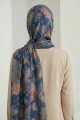 Fleur Model Retro Desen Şal - 8