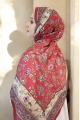 Flower Model Retro Desen Şal - 9
