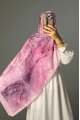 Çınar Model Retro Desen Şal - Pembe