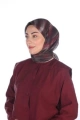 Lovely Desen Eşarp Pamuk Soft - Bordo
