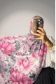 Manolya Model Retro Desen Şal - 7