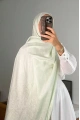 Nora Desen Shine Glow Şal Su Yeşili