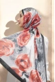 Roses Model Vual İpek Şal - 2