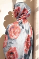 Roses Model Vual İpek Şal - 2