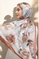Roses Model Vual İpek Şal - 9