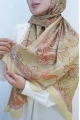 Zambak Model Retro Desen Retro Şal - 12