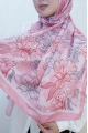 Zambak Model Retro Desen Retro Şal - 4