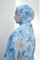 Zambak Model Retro Desen Retro Şal - 8