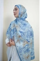 Zambak Model Retro Desen Retro Şal - 8