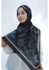 Zambak Model Retro Desen Retro Şal - 13