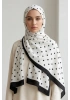 Puantiyeli Model Retro Desen Şal - 4