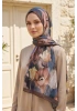 Spring Model Retro Desen Şal Lale - 16