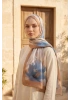 Elora Model Retro Desen Şal - 11