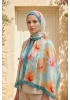 Elora Model Retro Desen Şal - 12