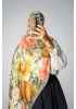 Manolya Model Retro Desen Şal - 1