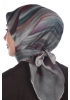 Lovely Desen Eşarp Pamuk Soft - Gri