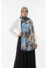 Manolya Model Retro Desen Şal - 6