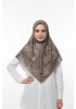 Matte Desen Pamuk El Dikişli Eşarp - 9