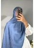 Nora Desen Shine Glow Şal İndigo mavi