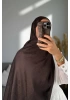 Nora Desen Shine Glow Şal Acı kahve