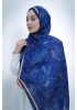 Zambak Model Retro Desen Retro Şal - 1