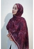 Zambak Model Retro Desen Retro Şal - 11