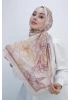 Zambak Model Retro Desen Retro Şal - 9