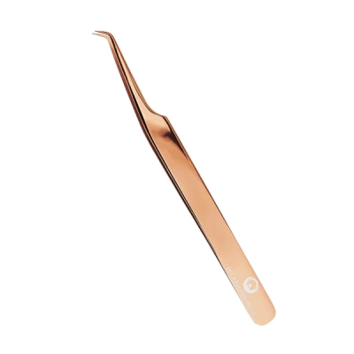 Rose Gold Yarım L Volume İpek Kirpik Cımbızı