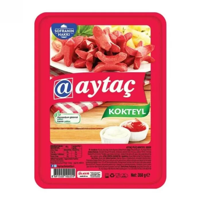 AYTAÇ ÇİFTLİK PİLİÇ KOKTEYL SOSİS 400G*10