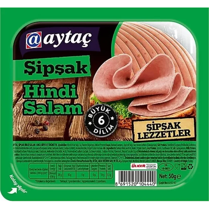 AYTAÇ ŞİPŞAK HİNDİ FIS.SALAM 50GR*15