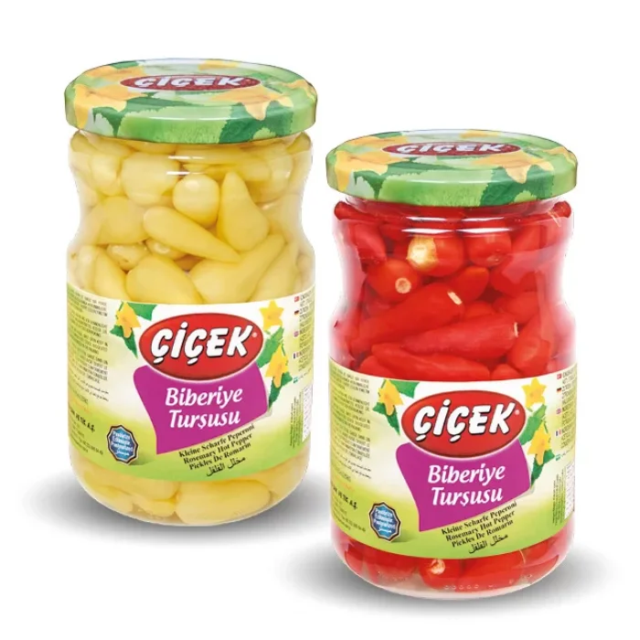 ÇİÇEK BİBERİYE BİBER TURŞU 720 GR X12