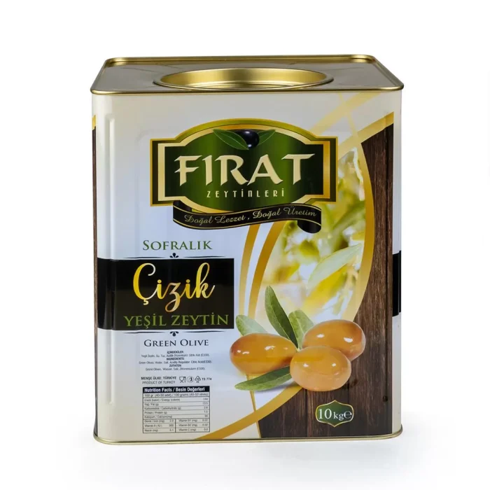 FIRAT YEŞİL BİBERLİ ZEYTİN 10 KG X1