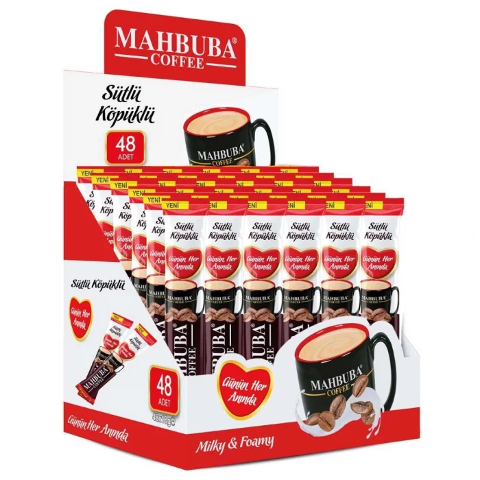 MAHBUBA COFFEE 3+1 SÜTLÜ KÖPÜKLÜ 12X48