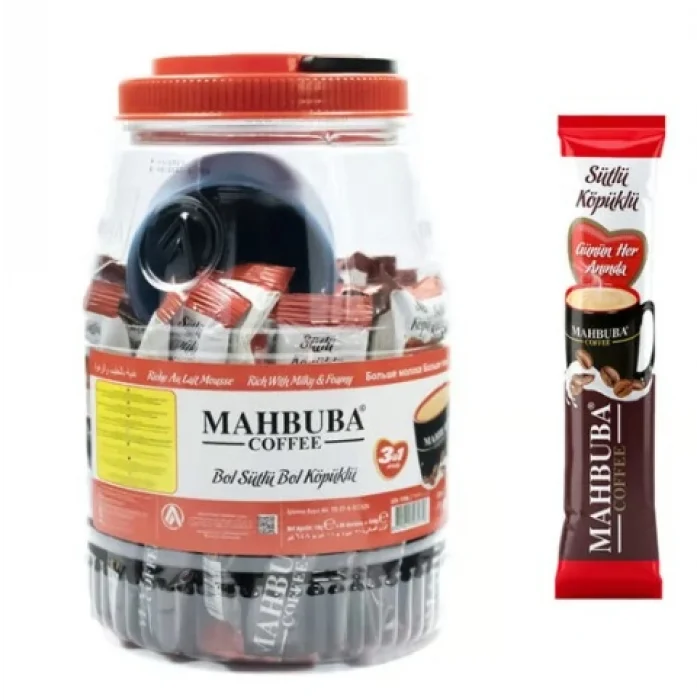 MAHBUBA COFFEE 3+1 SÜTLÜ KÖPÜKLÜ PET 12X36