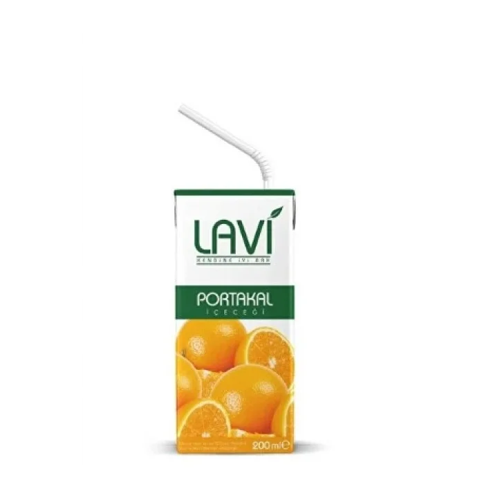 LAVİ TETRAPAK PORTAKAL NEKTAR 200 ML X 27