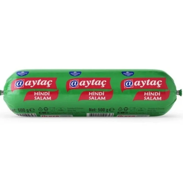 AYTAÇ HİNDİ FISTIKLI SALAM 500GR*12
