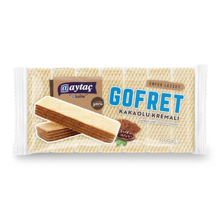 AYTAÇ KAKAOLU KREMALI GOFRET 800 GR X8