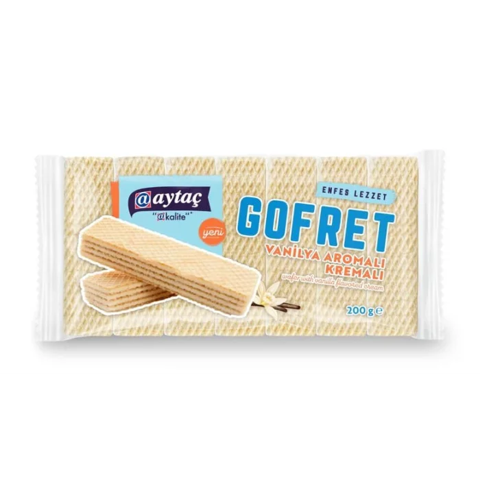 AYTAÇ VANİLYALI KREMALI GOFRET 800 GR*1 GR X8