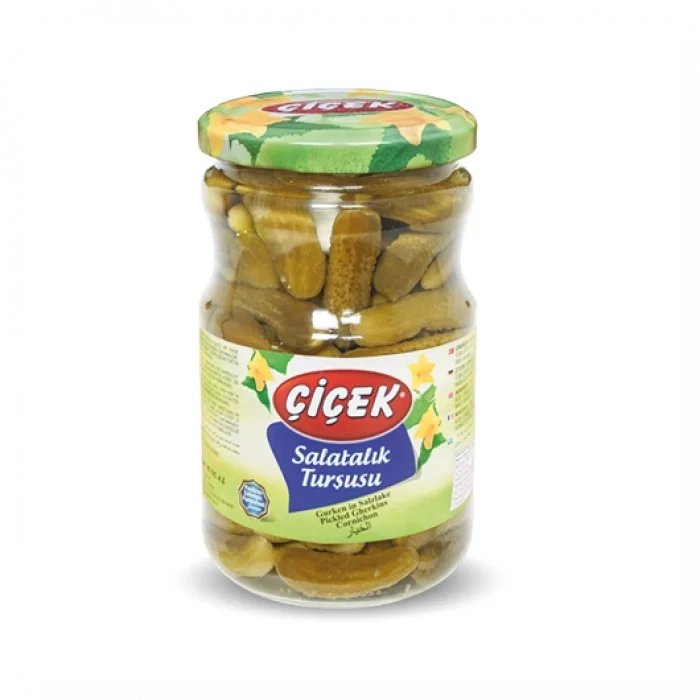 ÇİÇEK 1 NO SALATALIK TURŞU 370 GR X12