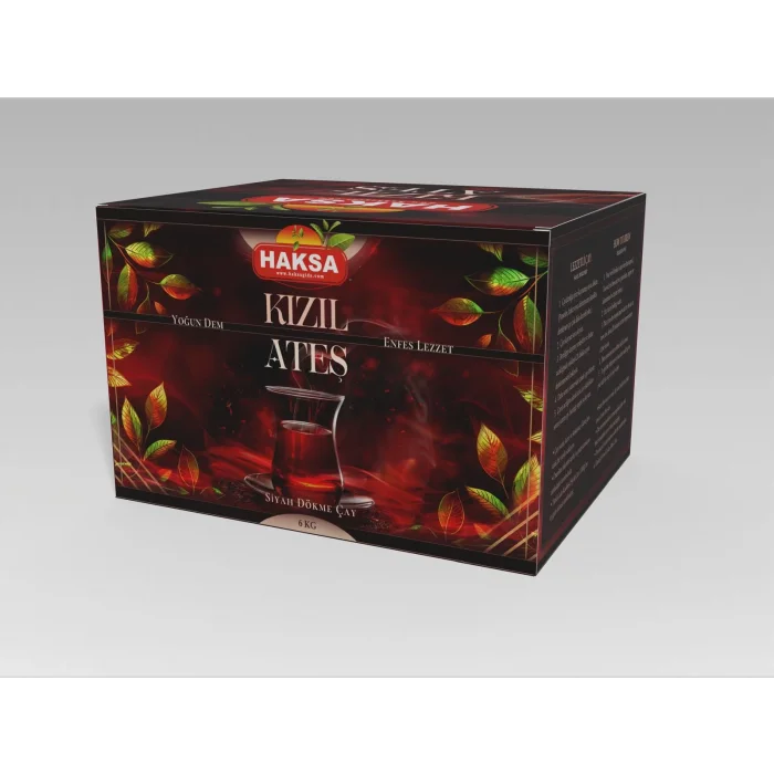 HAKSA KIZILATEŞ DÖKME ÇAY 6 KG X1